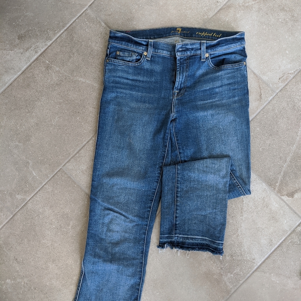 7 for all mankind cropped boot, 30